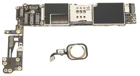 Pongnas Carte Logique Principale de Téléphone Débloquée, Carte Mère de Téléphone, Installation Professionnelle, PCB, Parfaitement Adaptée à la Réparation (64GB)