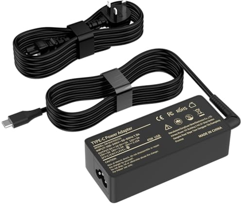 Chromebook Charger 45W USB C laptop Charger Compatible for Lenovo Yoga Thinkpad, Compatible with HP Acer Dell Latitude Asus Samsung Google and more Type C Tablets & Laptop