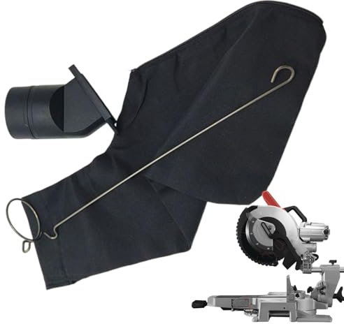Sacs pour aspirateur et collecteur de poussière | Sac à poussière efficace pour scie à onglet Accessoires de scie à onglet Sacs collecteurs de poussière Design robuste améliore la propreté et