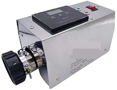 VCHICS Kit de Chauffage pour Piscine, 3KW Chauffe-Piscine électrique Piscine et Bain Spa Baignoire chauffante Chauffe-Eau Thermostat Accessoires de Piscine pour piscines Hors-Sol et enterrées