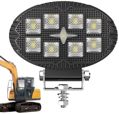 Luci per Trattore da Lavoro, Fari a Inondazione Per Veicoli Commerciali, Illuminazione Ausiliaria Off Road, Fari Per Auto E Kit Di Montaggio Per Rimorchi E Trattori