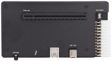 Bewinner Ajustement GPU Externe pour Thunderbolt 4, USB4.0 Dock Externe GPU avec Machine à sous PCIe 16x, Câble 1M, Enceinte EGPU pour Les Jeux Portables pour Ordinateur Portable