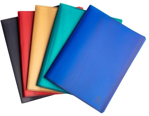 Exacompta 20 Protège-Documents Opak recyclé A4 20 Pochettes Assorties