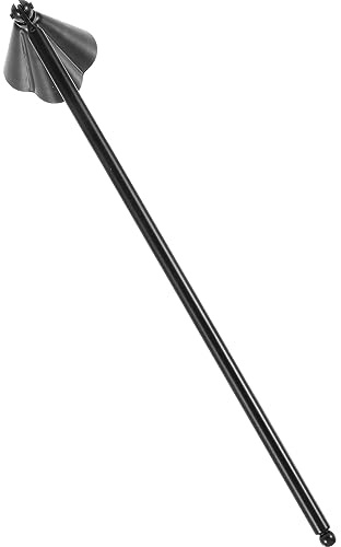 Ipetboom Éteignoir à Bougie Unique en Acier Inoxydable, Manche Long Ergonomique, Extinction Sûre Flamme, Outil pour Mèche De Bougie, Usage Domestique Et Occasions Festives