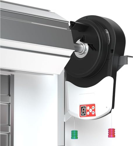 Electric Garage Door Opener with Remote Control, High Power Motor for Automatic Roller Doors in Commercial and Residential Settings