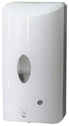 IMC Manufactoria Desinfektionsmittelspender mit Infrarot-Sensor Wand-Spender für Desinfektionsmittel Seife 1000ml Automatik Seifenspender weiß