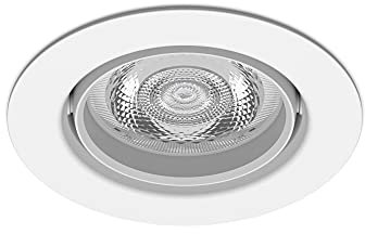 Philips LED Impala Recessed Spot Light 2200 - 2700K [Warm Glow Dimmable - White] for Indoor Lighting, Bedroom, Bathroom