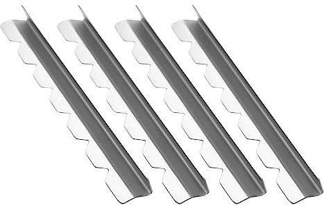 PERZOE 4 pièces/Ensemble Support de brochettes en Acier Inoxydable Support de brochettes pour Gril 11.02 ong Barbecue Support de brochettes de Barbecue pour Griller des Accessoires de grillade de b