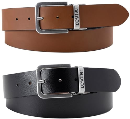 Levi's Men Reversible Core Belts Black 105