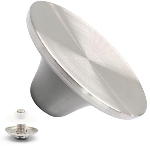 suiwotin Bouton de four hollandais, bouton de remplacement argenté, 1 pièce | Couvercle de casserole en fonte émaillée en céramique émaillée