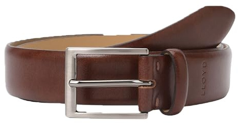 LLOYD Leather Belt W95 Chestnut