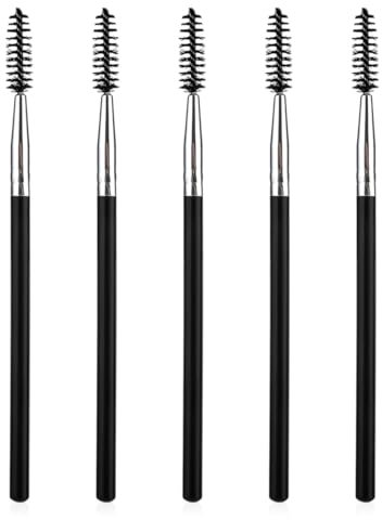5 Pezzi Pennello per Ciglia, Pennelli da Ciglia, Pettinino per Ciglia Laminazione Ciglia Accessori Scovolini per Sopracciglia Extension Ciglia, Strumenti per il Trucco