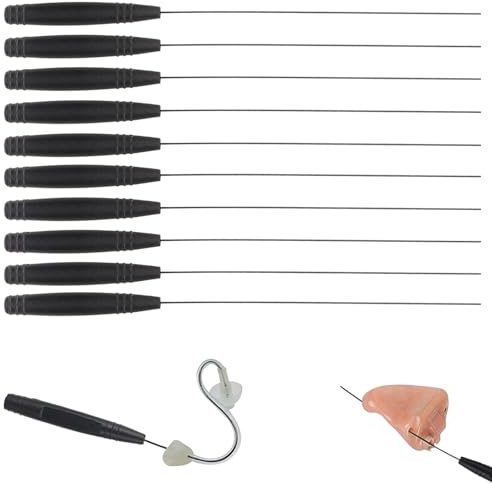 MFCGHXR Hörgeräte-Reinigungsstab,Hörgeräte Reinigungsbürste,Hörgeräte Reinigungsset+10-teiliges Set+für gründliche Reinigung+kompakt+tragbar+universal einsetzbar