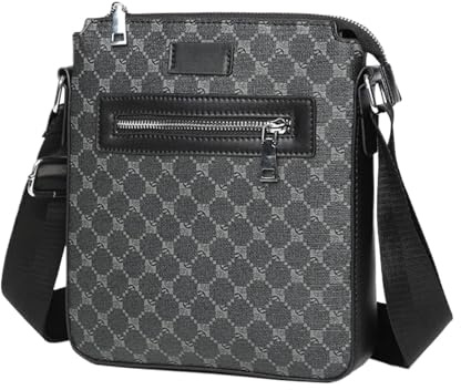 MWAHJU Herren Crossbody Tasche Umhängetasche for Männer Taschen Casual Mann Umhängetasche Mode Männlichen Tasche PU Leder Designer Sling Pack Schulter Tasche FüR DraußEn