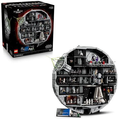 LEGO Star Wars 75419 Death Star Building Set for Adults - Interactive UCS Display Model Kit with 36 Minifigures incl. Luke Skywalker, Han Solo & Darth Vader - Collectible Gift for A New Hope Fans