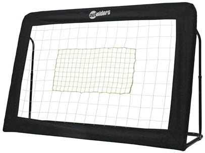 OUTSIDERS Rebounder für Fußball 182x120 cm, Verstellbarer Trainings-Rebounder mit 5 Winkeln, Stahlrahmen, inkl. Erdspieße, für Garten