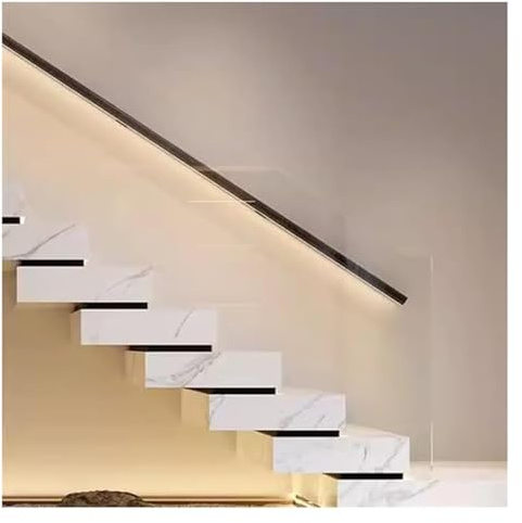 LED Wandtreppengeländer 50 cm Aluminium il mit Licht Sicherheitsgriff für Treppen il für Innen/Außen Treppengeländer & Wandhandlauf