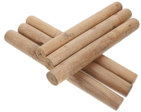 Milisten 6pcs Replacement Hatchet Handle Wooden Hoe Handle for Garden Farm Tools Hatchet Tool