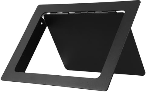 NUOBESTY Pattumiera 304 da in e Inossidabile Acciaio Coperchio Interno Apertura Laterale, Design Rettangolare Moderno Bagno e Spazi Commerciali