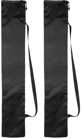 PATIKIL 100 x 23 cm stativväska, 2-pack kamerastativ bärväskor Oxfordtyg vadderad väska för kamerakuggel mikrofon ljusstativ ark musik fotografitillbehör, svart