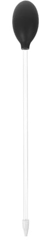 Homoyoyo Black Plastic Aquarium Coral Feeder Long Pipette for Fish Tank, Lightweight and Easy to Use Fish Tank Tool Suitable for Aquarium and Shrimp Feeding