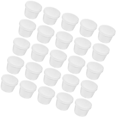 WATIIFUFU Scodelle di Carta per Gelato Usa e Getta 25 Pezzi, Contenitori Ermetici di Colore Chiaro, Resistenti e Multifunzionali per Feste di Compleanno e Campeggio in Famiglia