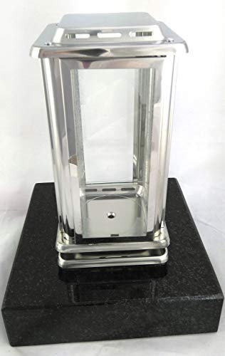 Designgrab, Lanterna tombale, luce cimitero con base in granito