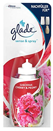 Glade (Brise) Sense & Spray Refill, Motion Sensor, Luscious Cherry & Peony, 2x18 ml