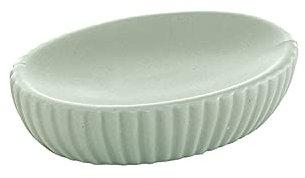 Gedy G-Marika, Seifenschale, Minzgrün, Komponenten aus Keramik, 2 Jahre Garantie, Maße 3 x 12 x 8,3 cm und Gewicht 0,315 kg, Design R&E, 2 Jahre Garantie