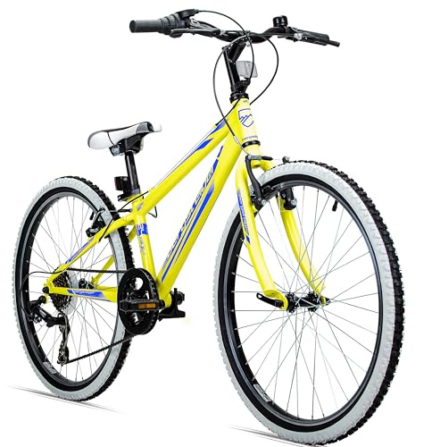 Bergsteiger Kansas Kinderfahrrad 24 Zoll Mountainbike mit 6 Gängen