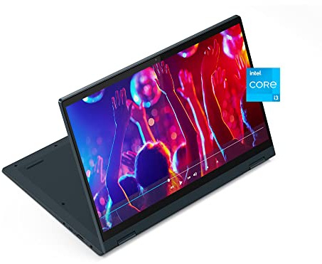 Lenovo IdeaPad Flex 5i Ordinateur portable 2 en 1 à écran tactile 14 11e processeur double cœur Intel i3-1135G4 4 Go DDR4 512 Go NVMe SSD UHD Graphics HDMI USB-C Empreintes digitales WiFi-5 Windows