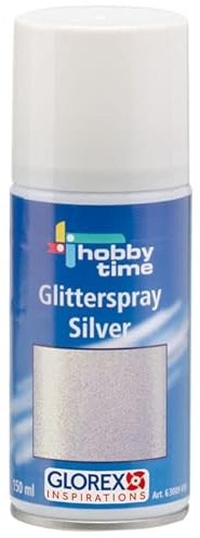 NEU Glitterspray Silber/Glittersilber, 150 ml