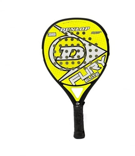 Pala Padel Dunlop Fury, Amarilla, 360-375 gr