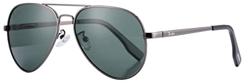 Pro Acme Pilotenbrille Herren Damen Polarisierte Fliegerbrille Klassische Piloten Sonnenbrille Unisex UV400 Schutz Vintage Sonnenbrille