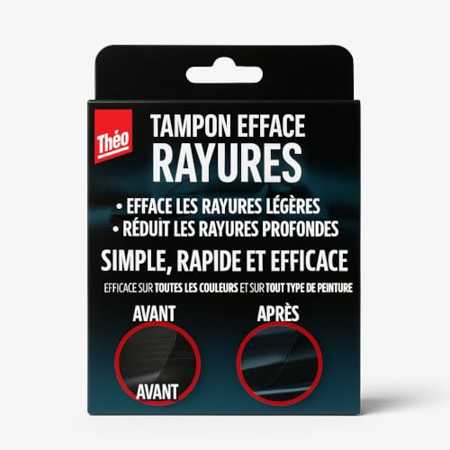 TH Tampon Efface Rayures, Simple Rapide et Efficace, Efface les Rayures Légères