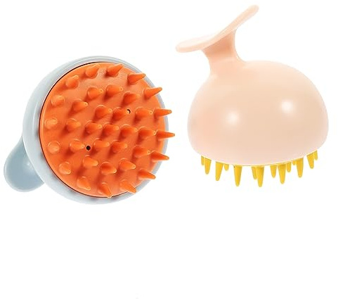 JECOMPRIS 4 Stück Shampoo Massagebürstenkopf Greifer Tpe Haushaltsreise