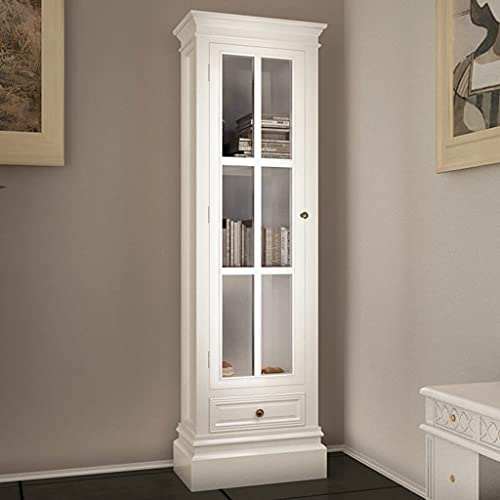 CKioict Küchenregal Flurschrank Mehrzweckschrank Bücherregal 3 Fächer Weiß Holzfür Wohnzimmer, Büro, Arbeitszimmer