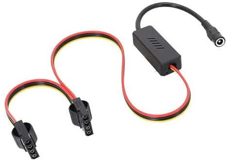 ChunLK Adapter DC 5525 zu SATA-Festplattenkabel DC 12V zu SATA 12V zu 4PIN(Molex 1 to 2)