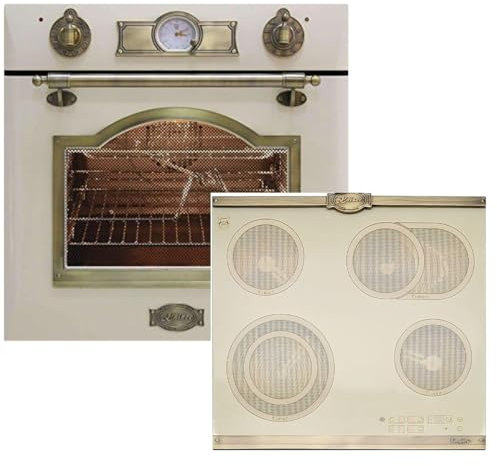 Kaiser Set de cuisinières EH 6355 ElfEm+KCT 6185 ElfEm, électrique, autonome, 79 l, four encastrable, 8 fonctions + autarkers High Light en vitrocéramique, 60 cm