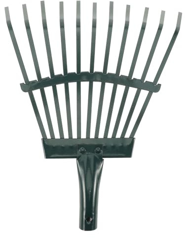 Toyvian Rastrillo para Jardín Herramienta De Jardinería Resistente para Césped para Limpieza De Jardín Mango