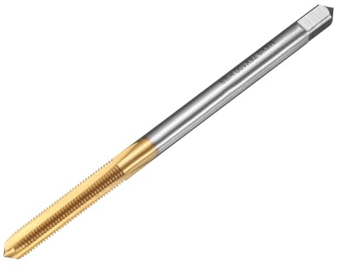 sourcing map Metric Thread Tap M6 x 0.75 H2 100mm Straight Flute Screw Thread Milling Machine Taps Threading Tapping Repair Tool