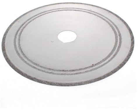 DHRCONPA 7 Zoll 175 mm gekerbter Rand 1,1 mm Diamant-Lapidar-Steinplattensägen Klingenschneiden Trim-Sägeblätter Mauerwerkswerkzeuge for Stein Edelstein
