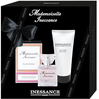 Inessance Paris - Coffret Parfum Femme - 50ml + Lait Corps 100ml - Fragrance Audacieuse Fleurieset Gourmandes - Parfum Urbain Moderne - Beauté Féminine