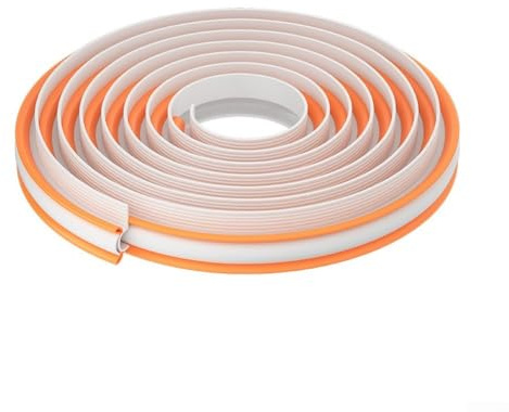 HOHOVYVY Window Sealing Strip for Enhanced Thermal Insulation and Noise Reduction with Three Cavity Design and Weather resistant TPE Build (orange)