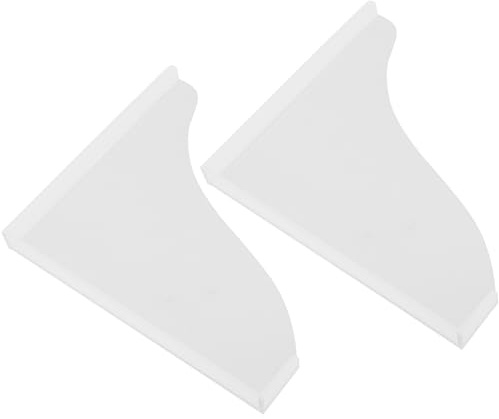 jojofuny Set Paraspruzzi per Vasca da Bagno e Doccia in Acrilico Trasparente Nastro Adesivo Protezione Antispruzzo Angolare Resistente all’Usura per Bagno e Hotel