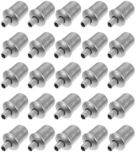 Hohopeti Connettore per Cavi in Ferro e Rame Argento, Resistente e Durevole, Kit 30 Pezzi per Filo D'acciaio da 1-2mm, per Lampadari Commerciali Appesi