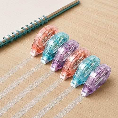 6er Set mit - Beidseitig für Fotos, Maus Applikatoren für Scrapbooking und Bastelzubehör - Ideal für Fotoalben, Karten, Fotos, Tagebücher und zum Gebrauch