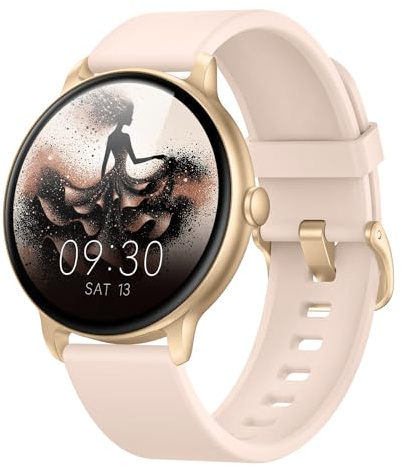 Smart Watch Answer/Make Call, 1.38 Smart Watches for Women Men, Fitness Tracker Watch with Heart Rate/Sleep Monitor, 120+ Sports, IP68 Waterproof Step Counter Watch Compatible with Android IOS