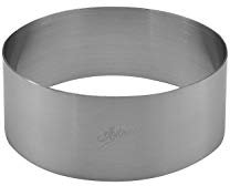 Ateco 48805 Moule à gâteau rond en acier inoxydable