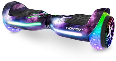 Hover-1 i100 Electric Self Balancing Scooter - 7MPH Top Speed, 6 Mile Range, 5HR Full-Charge, Built-In Bluetooth Speaker, Rider Modes: Beginner to Expert